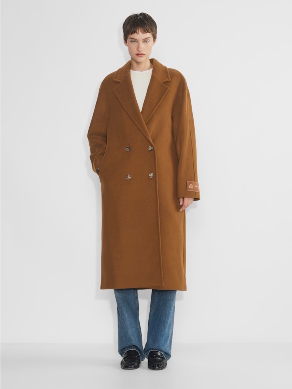 Babaton The Slouch Coat - Virgin Wool NWT